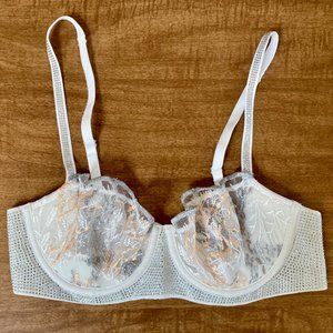 VS Unlined Lace Balconette Bra with Jewels